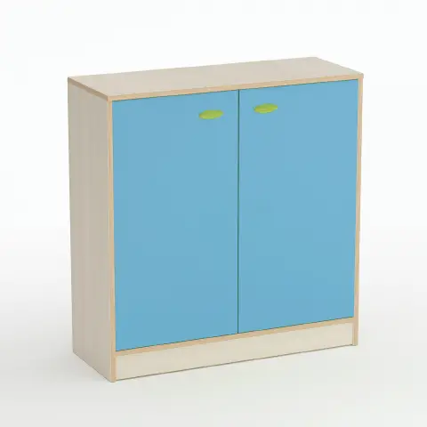 Mobile Nursery School Shape with 2 Doors Height 110 cm. Blue Horizon - CAM Compliant