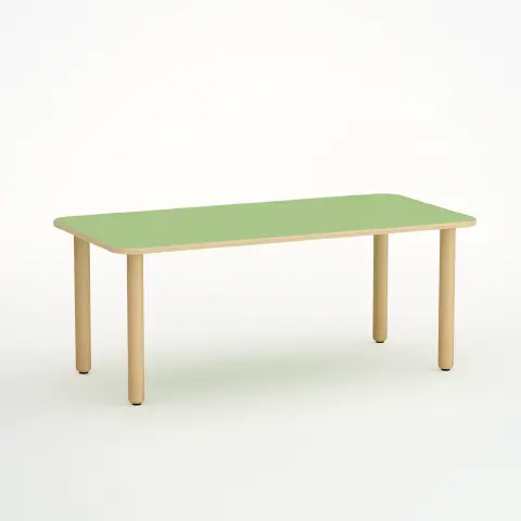 TAVOLO FORMA RETTANGOLARE H 52 CM - MISURA 2 - VERDE
