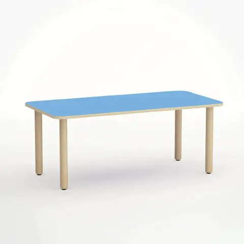TAVOLO FORMA RETTANGOLARE H 52 CM - MISURA 2 - BLU ORIZZONTE
