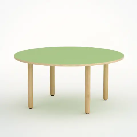 TAVOLO ONDA CIRCOLARE H 52 CM - MISURA 2 - VERDE