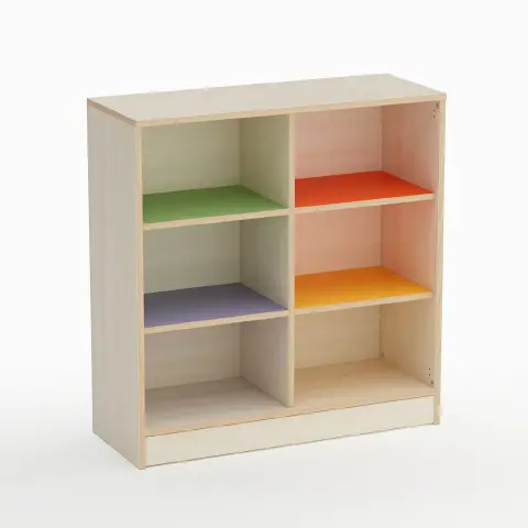 Mobile Kindergarten School Shape with 6 Boxes Height 110 cm. - CAM Compliant