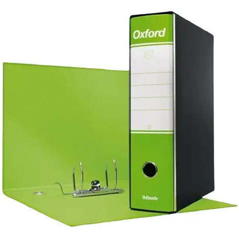 Registratore con Custodia Meccanismo a Leva Oxford Dorso 8 Lime - confezione 6 pz