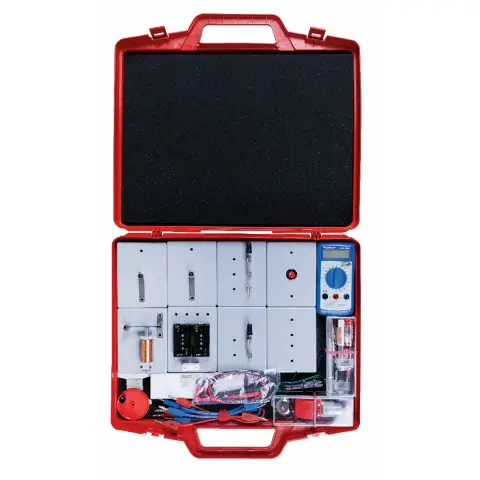 Kit Completo per Esperimenti di Elettricità – Circuiti, Resistenze e Elettromagnetismo