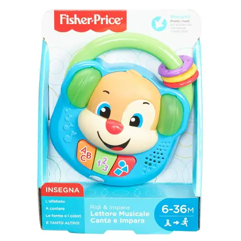 Fisher Price Lettore Musicale Giocattolo Elettronico