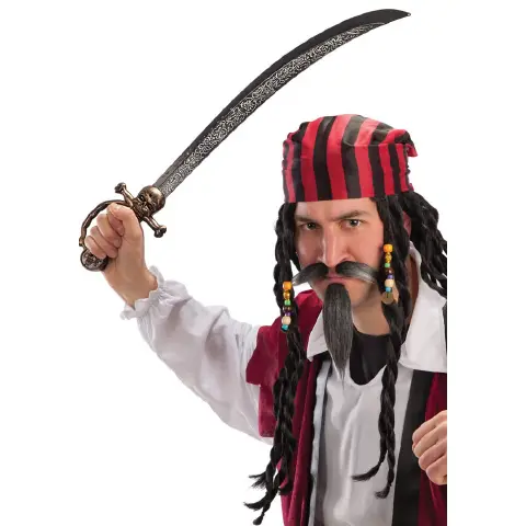 Pirate Sabre with Skull L.cm. 65