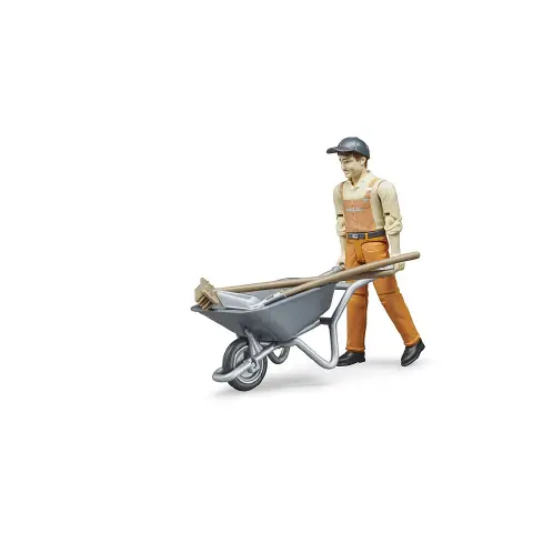 Bruder Ecological Operator With Cariole and Accessories - 62130