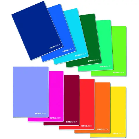 Quaderno Maxi Tinta Unita 80 Gr Rigatura Bianco