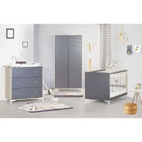 COMÒ 3 CASSETTI DARK GREY