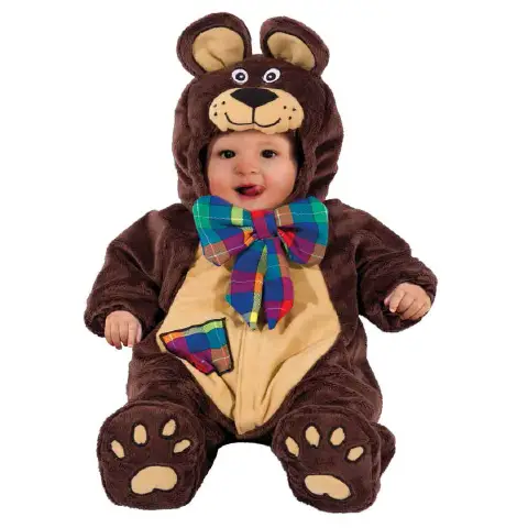 Costume Happy Teddy Superbaby - Taglia 3/6 mesi