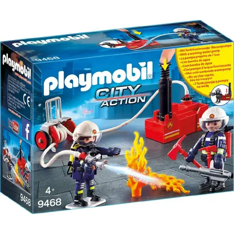 Fire Brigade Team with Pump D Playmobil City Action