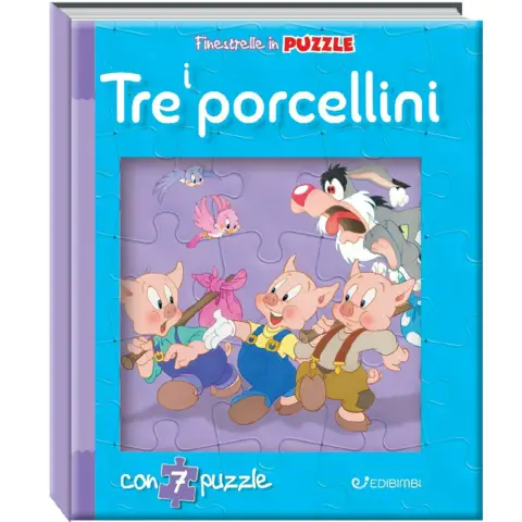 WINDOWS IN PUZZLE - THREE LITTLE PIGS