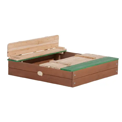 Ella Wooden Sandbox with Benches