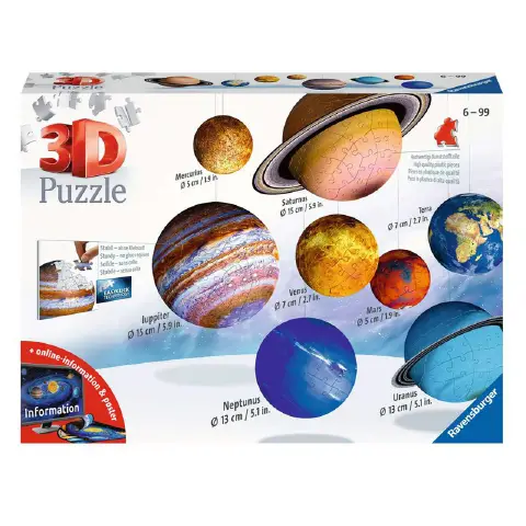 3D Puzzle The Planetary System