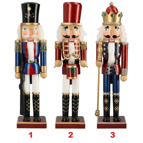 Gold/Silver Nutcracker 3 Assorted Subjects