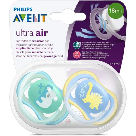 Soothers Ultra Air +18 M Boy Pieces 2