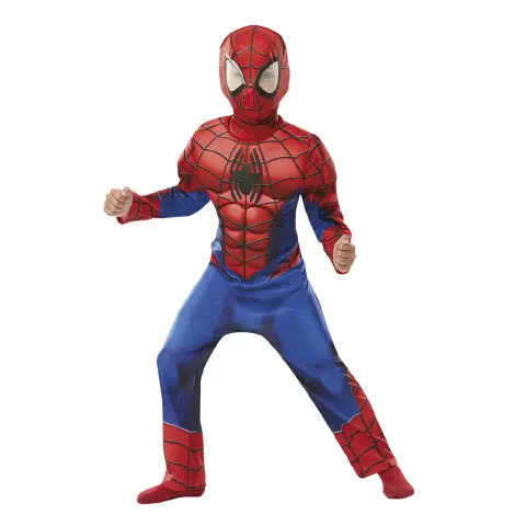 Costume Spider-Man Deluxe per Bambini - Taglia L - 7/8 anni