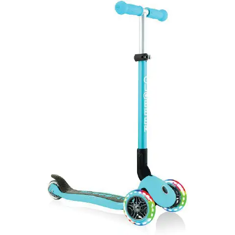 Primo Foldable Scooter with Lights Light Blue