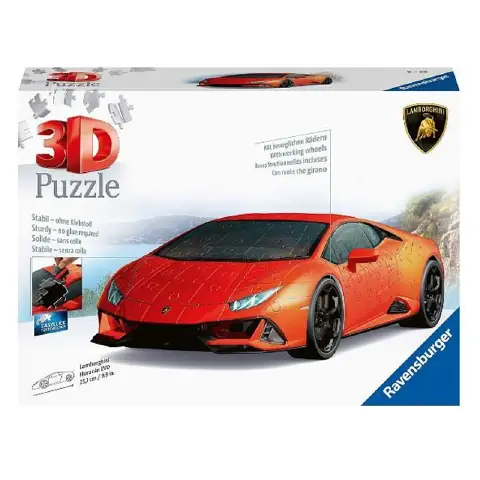 Lamborghini Huracan Evo 3D Puzzle