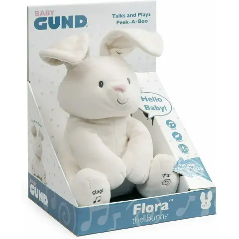 Gund Flora Interactive Talking Bunny