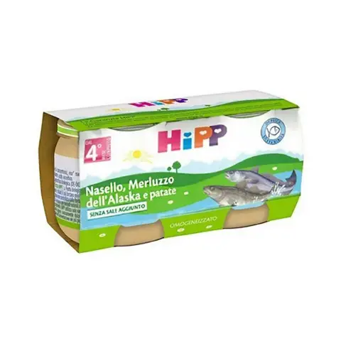 Hipp Homogenized Fish with Hake and Alaska Pollack and Potatoes - 80g x 2