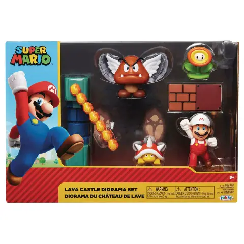 Nintendo Lava Castle Diorama Set