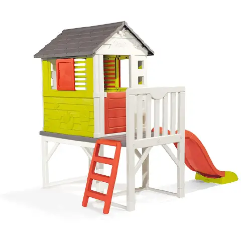 Little House on Piles With Slide, Ladder