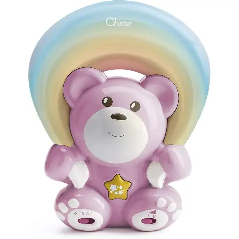 Chicco Rainbow Bear Musical Projector, Night Light Children and Infants