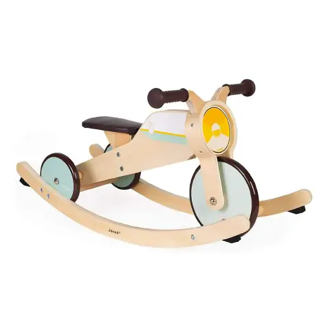 2-IN-1 WOODEN ROCKING TRICYCLE BABY EVOLUTIONARY