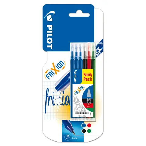 Refill Frixion Ball e Clicker 0.7 Blister 6 Pezzi