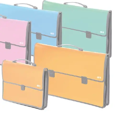 28.5X38.5X9 B-TECH PASTEL POLYSTYRENE DRAWING CASE WITH SIDE GUSSET AND SHOULDER STRAP