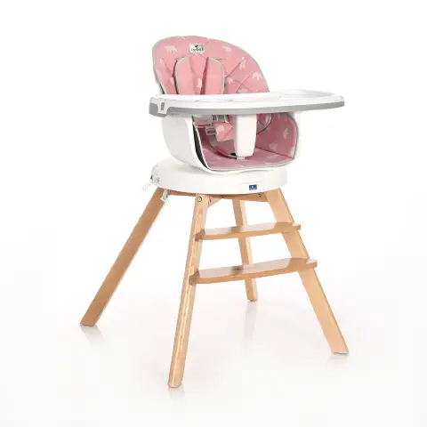 Lorelli high chair Napoli 3in1 360¬? Pink Bears