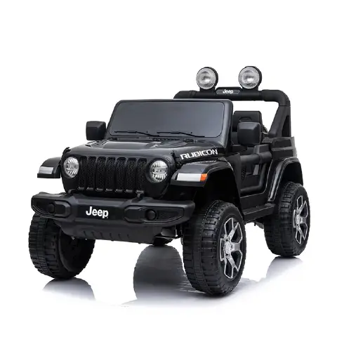 ELECTRIC CAR JEEP RUBICON BLACK