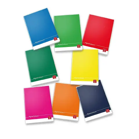 Quaderno Maxi Pigna Colours 100gr - 50 Fogli - Rigatura 1 Rigo - confezione 10 pz