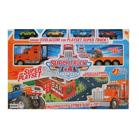 Super Truck Clutch with 4 Pick Up and Fabric Map