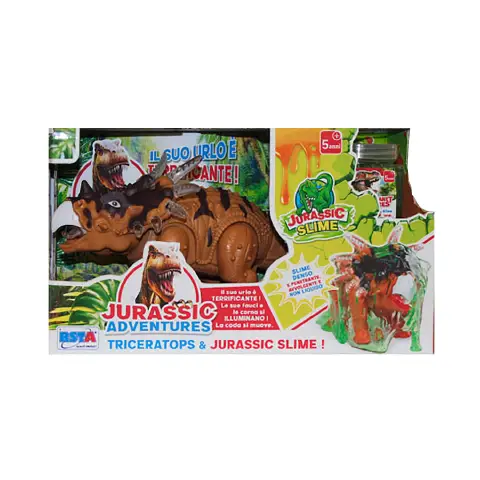 Stiracosauro Bo con Slime Jurassico