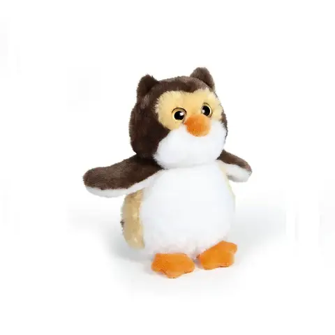 Soft toy Morbidelli Linen Owl 20cm.