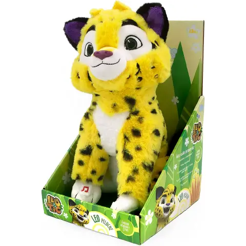 Leo&Tig Peluche Leo 27cm. con Sigla e Frasi Originali
