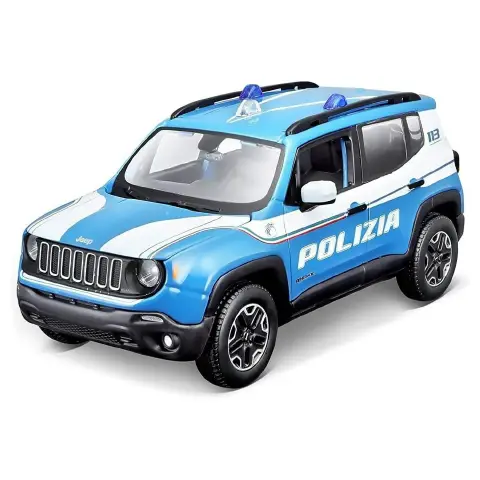 Car 1:24 Jeep Renegade Police