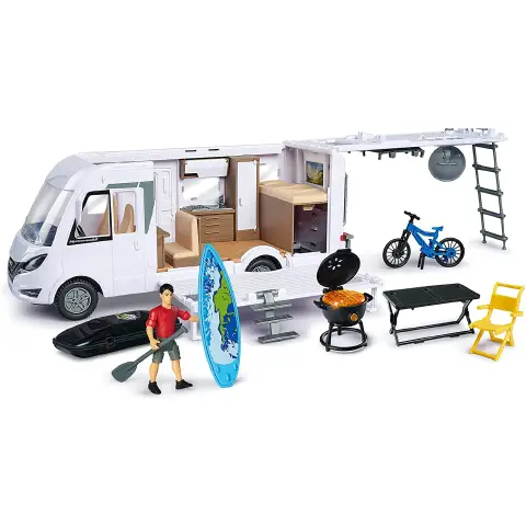 Dk Camper Set in Scale 1:24 Pers and Acc.