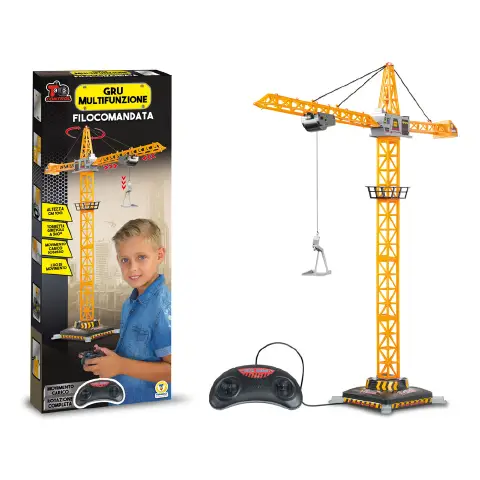 Multifunctional Wire-Guided Crane, 360° Rotation, 100cm Height