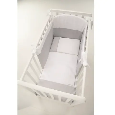 Complete 3 Pieces Duvet Grey Coll. Pikkoletto Foppapedretti
