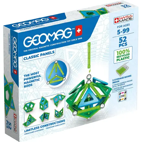Geomag Classic Panels Green Line 52 Pieces
