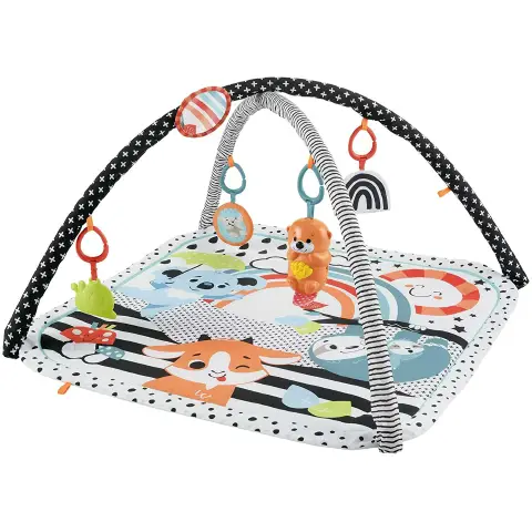 Fisher Price Gymnasium Lights and Sounds Friends Activity Carpet Play