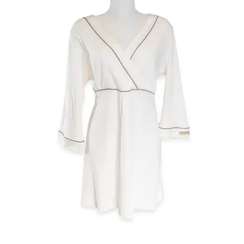 Bamboom Maternity & Nursing Night Shirt Color 43 Ivory Size S-M