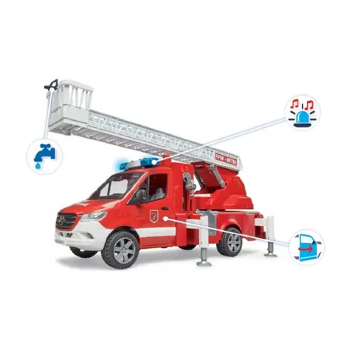 Mb Sprinter Autopompa Pompieri con Luci e Suono