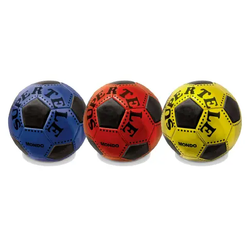 Pallone Supertele Cuoio Cucito Colori Assortiti