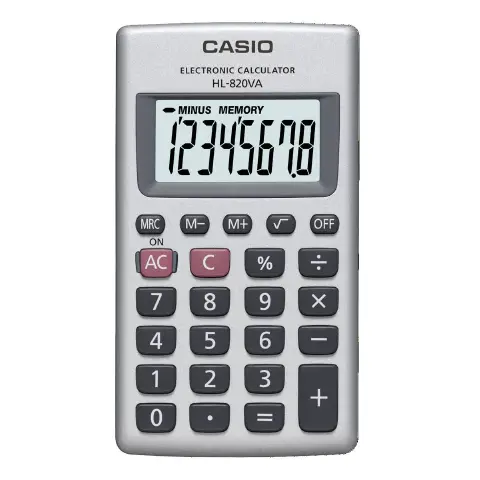 Casio HL-820VA Pocket Calculator