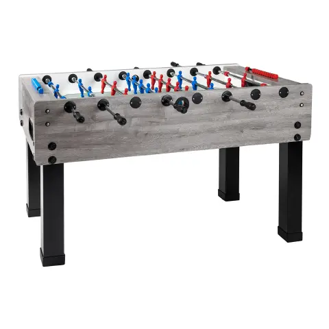 Foosball Table Football G-500 Oak Grey Reversible Rods