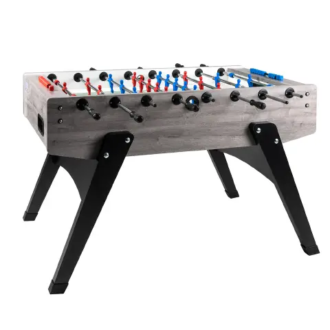 Foosball Table Football G-2000 Oak Grey Reversible Rods