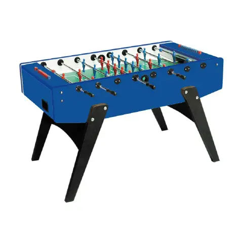 Foosball Table Football G-2000 Blue with Reversible Rods